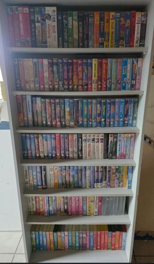 Grote collectie Disney VHS-videocassettes en kindervideo, Ophalen, VHS