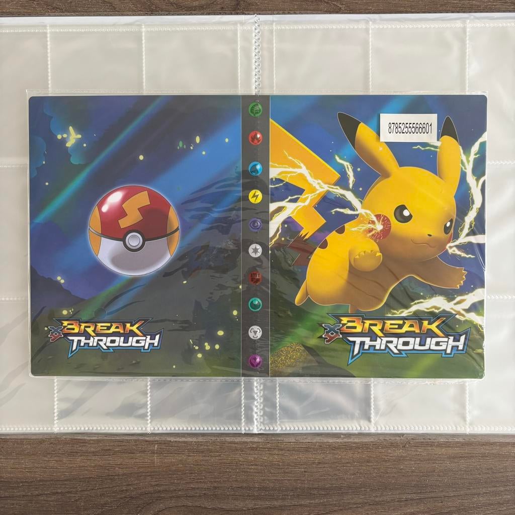 Pokemon verzamelmap - 4 pocket - album map - 140 cards, Ophalen of Verzenden, Nieuw, Overige typen, Foil