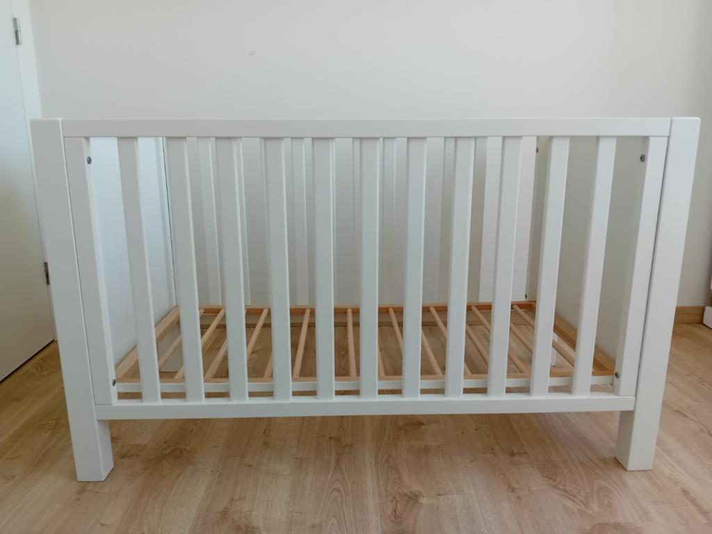 Babybed Quax in hoogte verstelbaar, Ophalen, Gebruikt, Lattenbodem