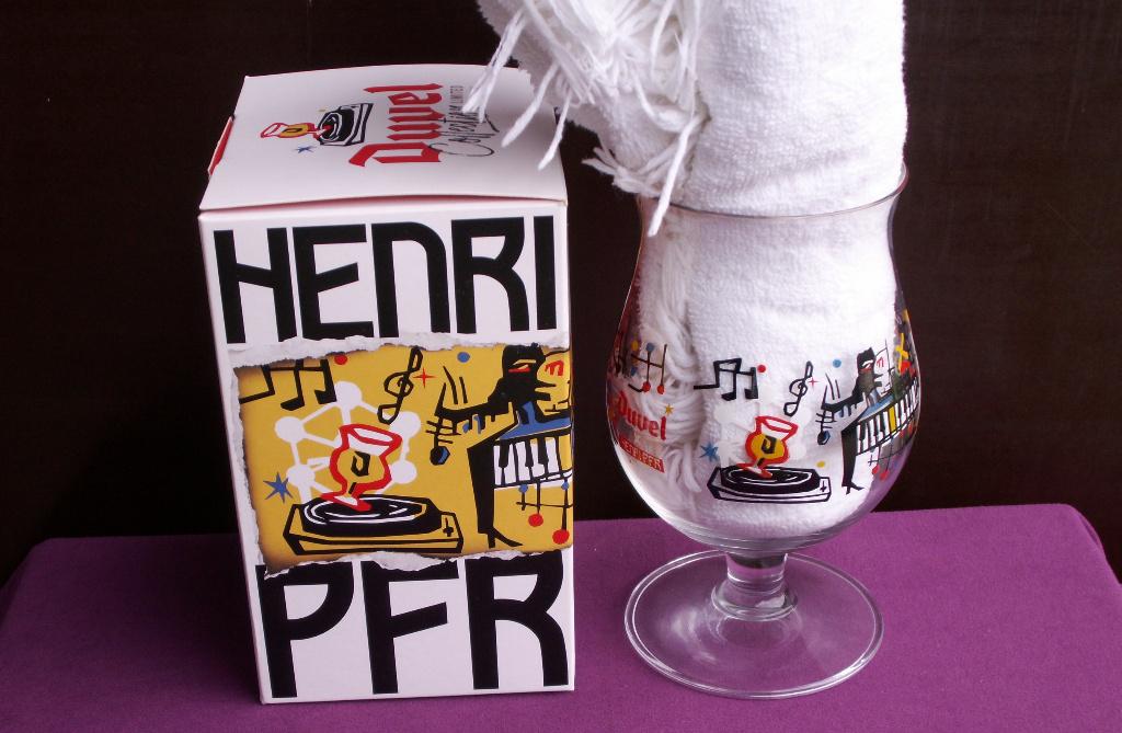 Bierglas, Duvel, Henri PFR- Peiffer collectors glas., Verzamelen, Ophalen of Verzenden, Nieuw, Glas of Glazen, Duvel