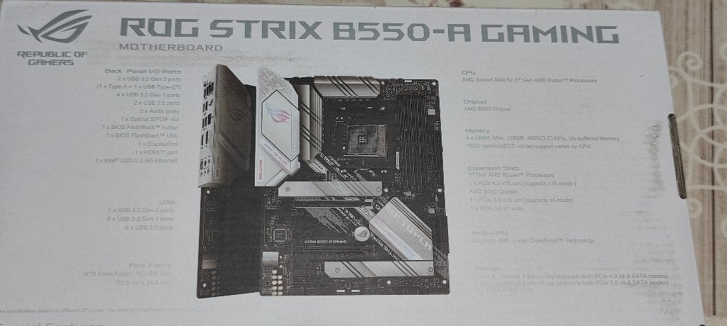 rog-strix-b550-a-gaming, Computers en Software, Moederborden, Verzenden, DDR4, Nieuw, Socket AM4