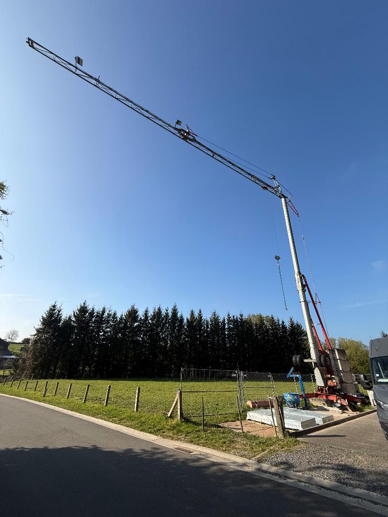 Bouwkraan Dalbe 24m, Ophalen, Gebruikt