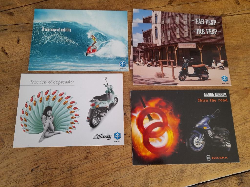 merken en reclame vespa piaggio gilera runner, Ophalen of Verzenden, Nieuw