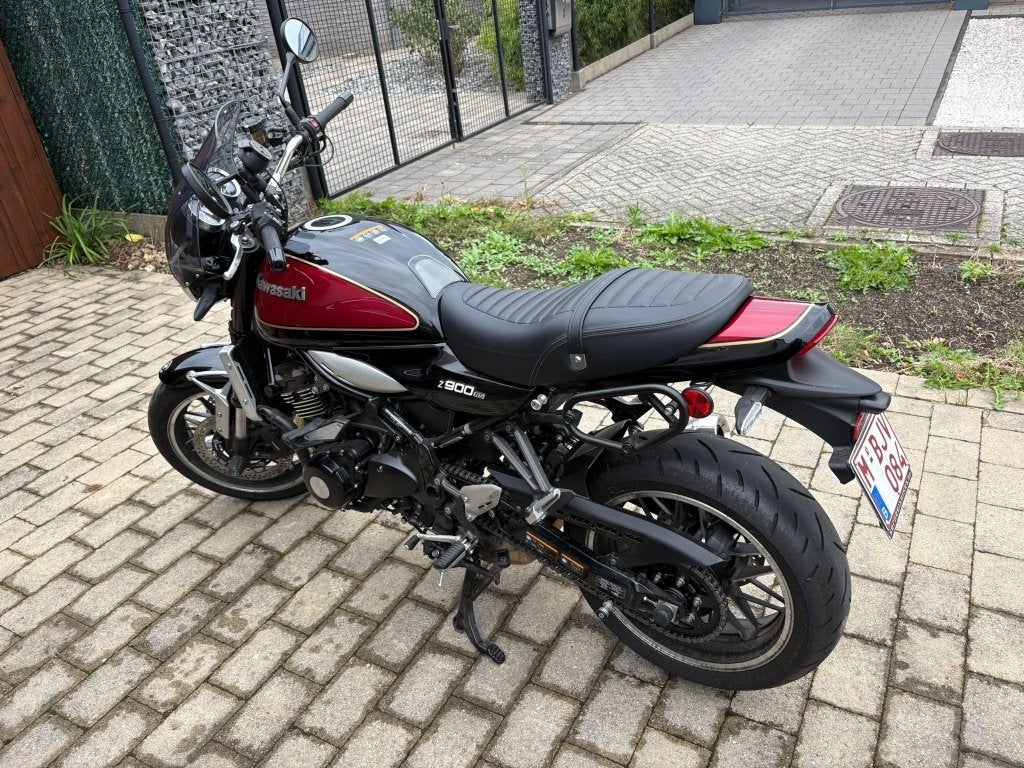 Kawasaki Z900RS FIRECRACKER RED 2146 km, Poignées chauffantes, Permis Moto A, Occasion, Plus de 35 kW