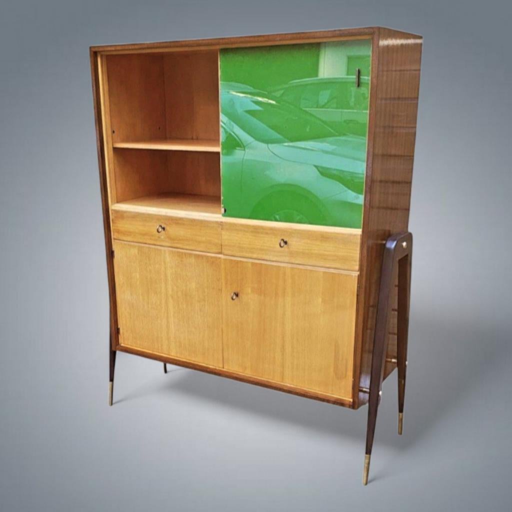 Sideboard Vintage Dressoir Highboard 1950's, Enlèvement