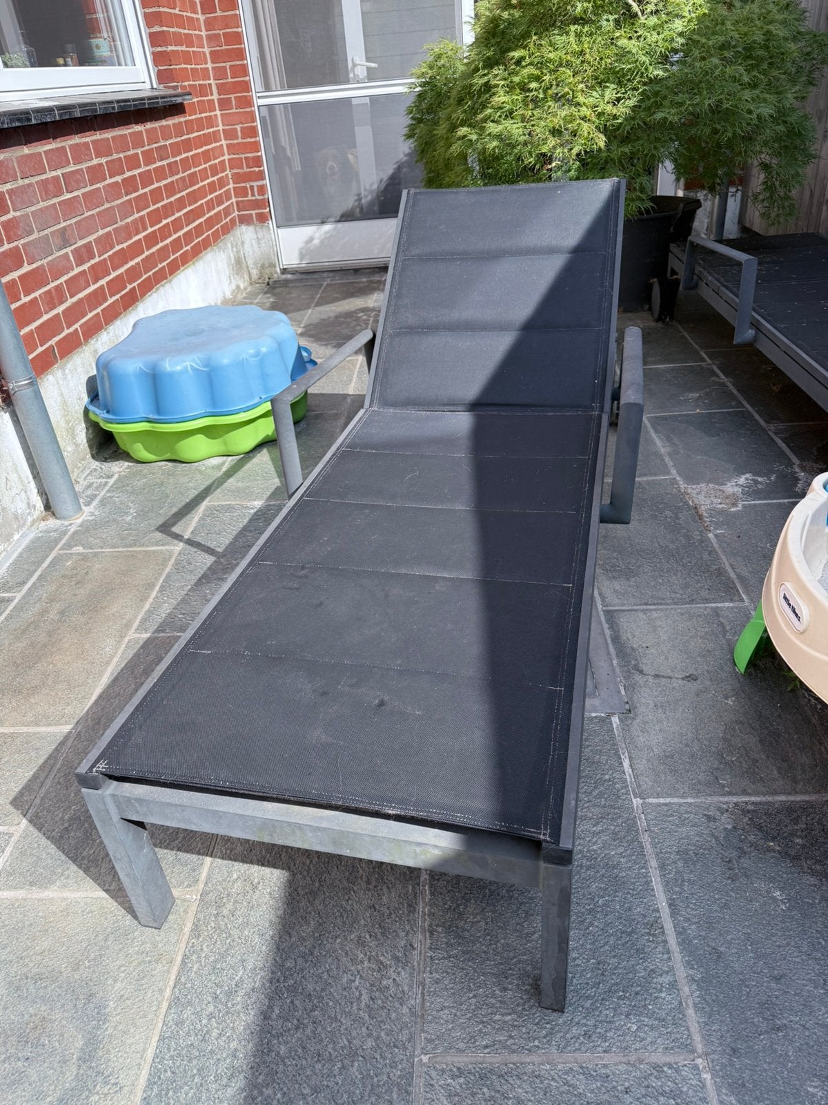Ligbedden van Bistrol te koop, Tuin en Terras, Ophalen, Gebruikt, Aluminium, Verstelbaar