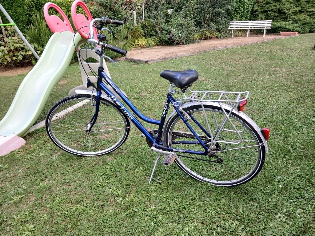 Vélo dame, Gebruikt, Velgrem, Versnellingen, 50 tot 53 cm