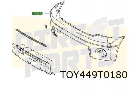 Toyota Tundra (4/09-8/13) voorbumper (bij PDC) (te spuiten), Neuf, -, Toyota, -