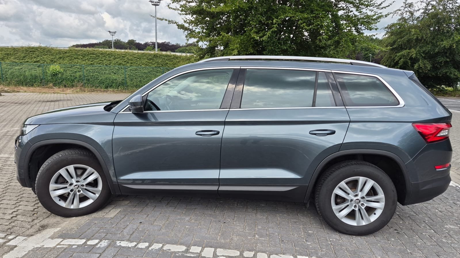 Skoda Kodiaq 1.4Benzine–02/2018–190.000km–DSG–7 Zitplaatsen, Autos, Skoda, Cuir, Argent ou Gris, Achat, 6 portes