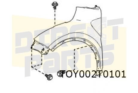 Toyota C-HR voorscherm Links (11/16-) Origineel! 53802F4010, Auto-onderdelen, -, Verzenden, -, Nieuw