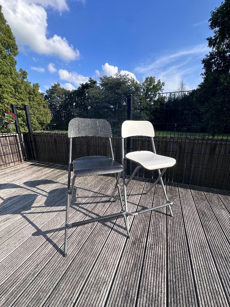 8 Barkrukken, Ophalen, 60 tot 90 cm, Hout, Gebruikt
