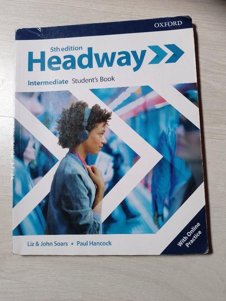 Headway, intermédiaire, livre pour étudiant, ISBN voir photo, Livres, Livres scolaires, Enlèvement ou Envoi, Comme neuf, Secondaire