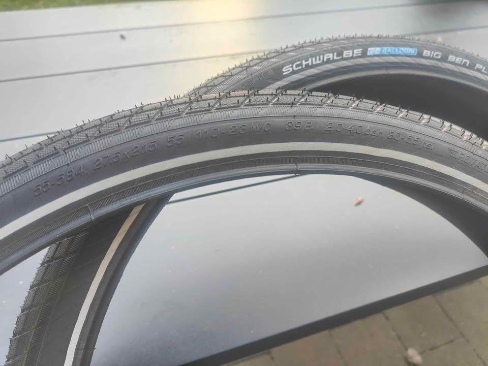2x Schwalbe Big Ben Plus Reflex 55mm (ebike) - NIEUW, Elektrische fiets, Band, Schwalbe, Nieuw