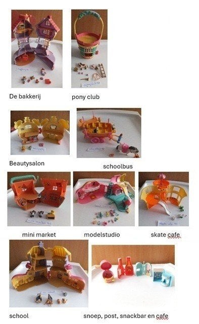 verschillende vintage mini sweety's ( zoals polly pocket), Enlèvement ou Envoi, Comme neuf
