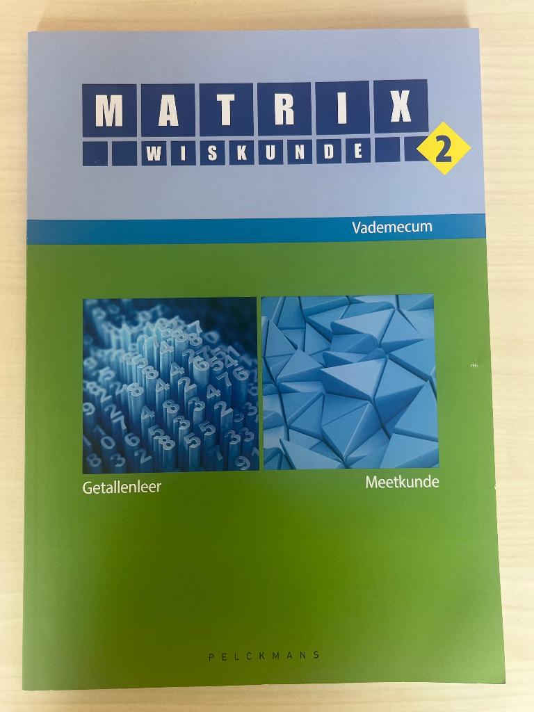 Matrix wiskunde 2 vademecum editie 2025!, Boeken, ASO, Wiskunde A, Nieuw, Ophalen of Verzenden