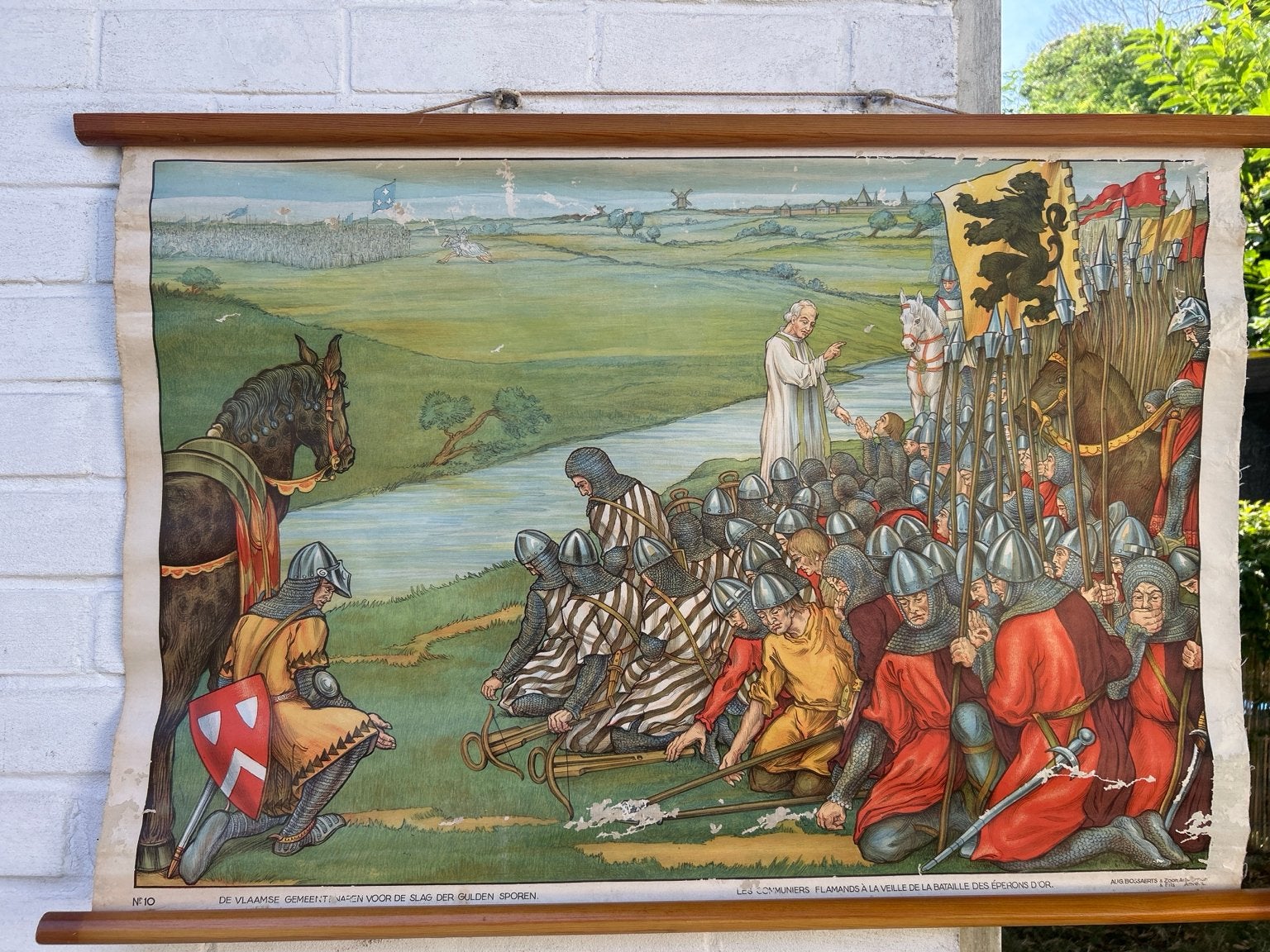 Gulden Sporenslag, Enlèvement, Histoire