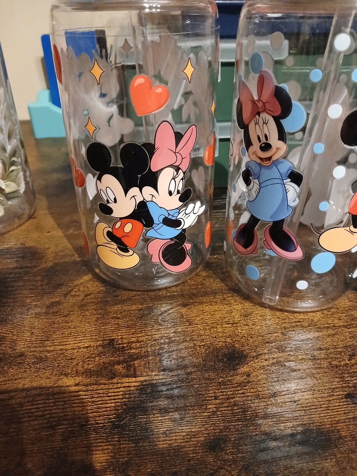 mickey  en minnie mouse drinkbeker, Verzamelen, Ophalen
