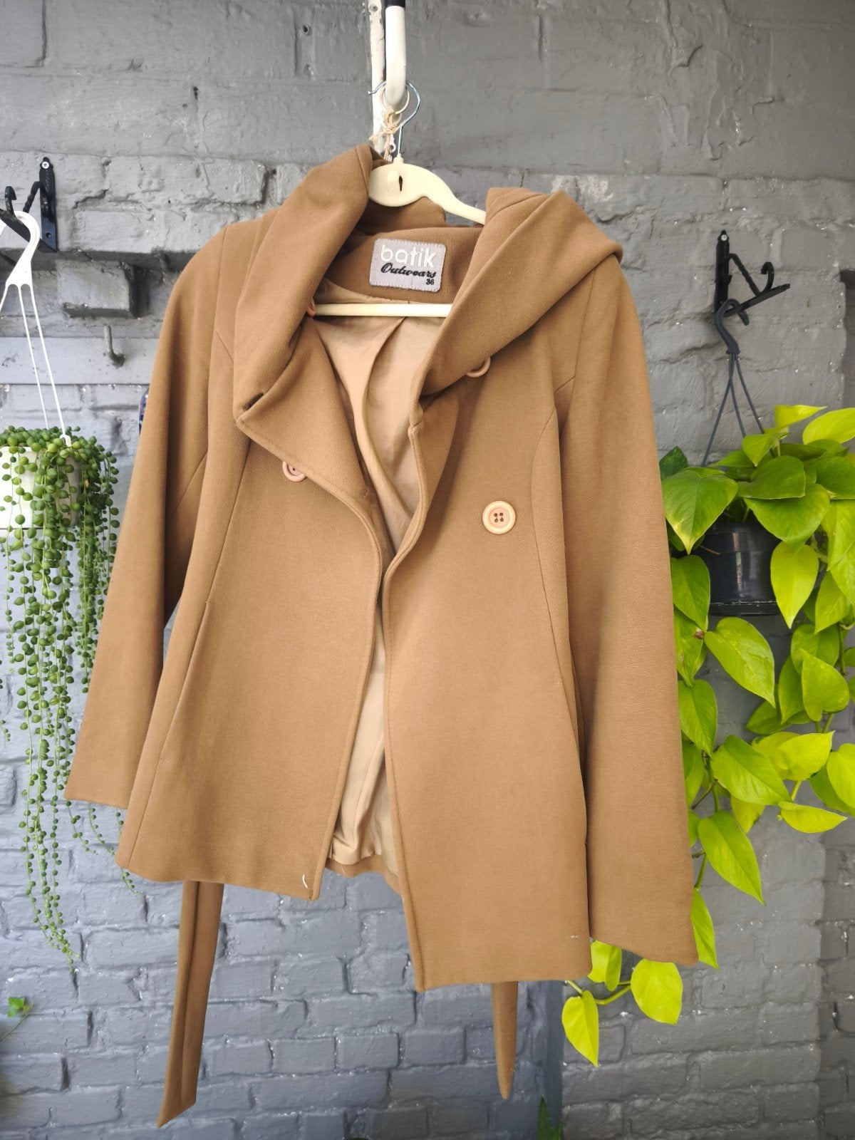 Korte wollen jas maat s, Kleding | Dames, Ophalen