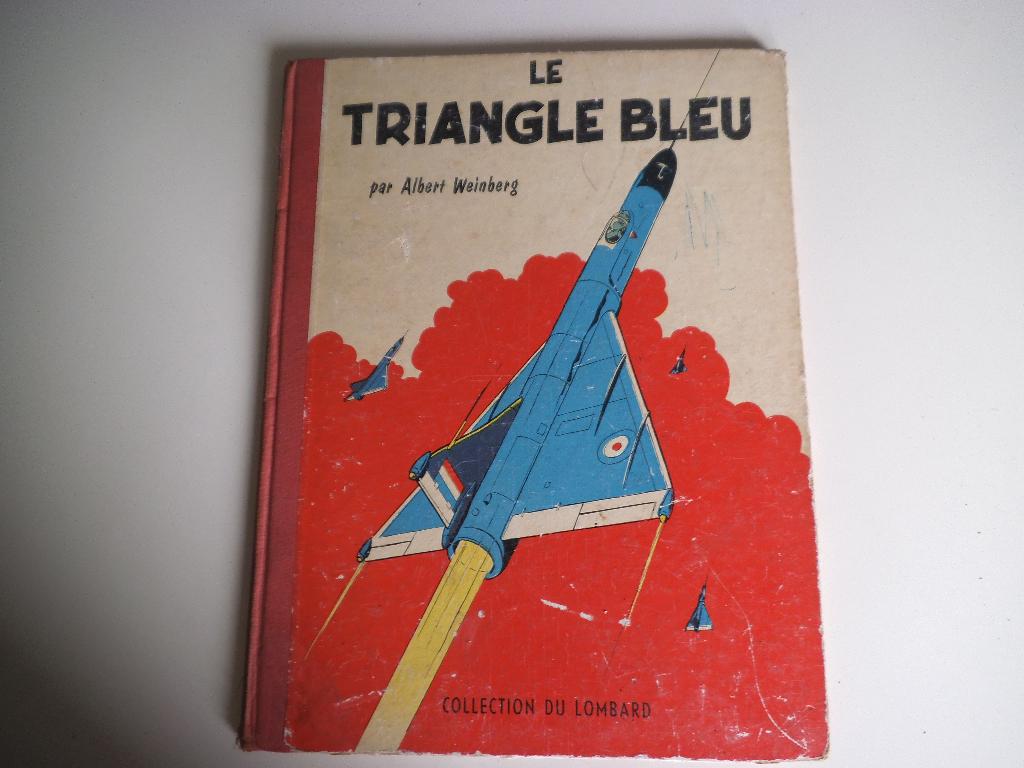 Collection Lombard Le Triangle bleu 1957 Dan Cooper 38, Livres, BD, Utilisé, Une BD, Enlèvement ou Envoi