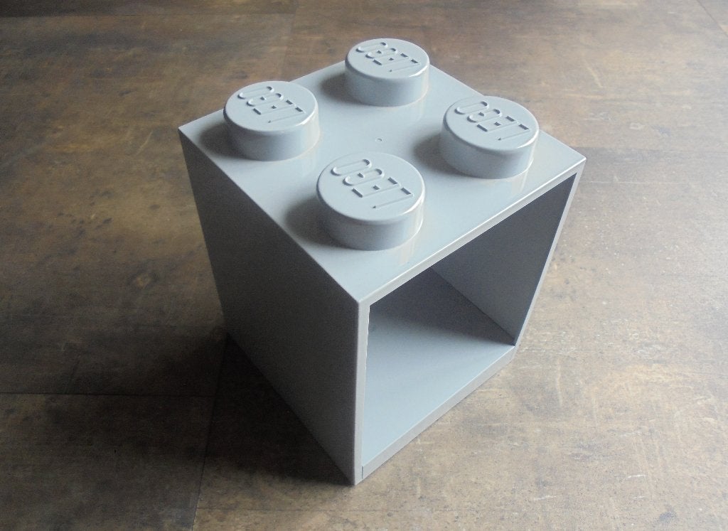 Lego Storage Brick Shelf 4 Knobs (zie foto's), Ophalen of Verzenden, Gebruikt, Lego
