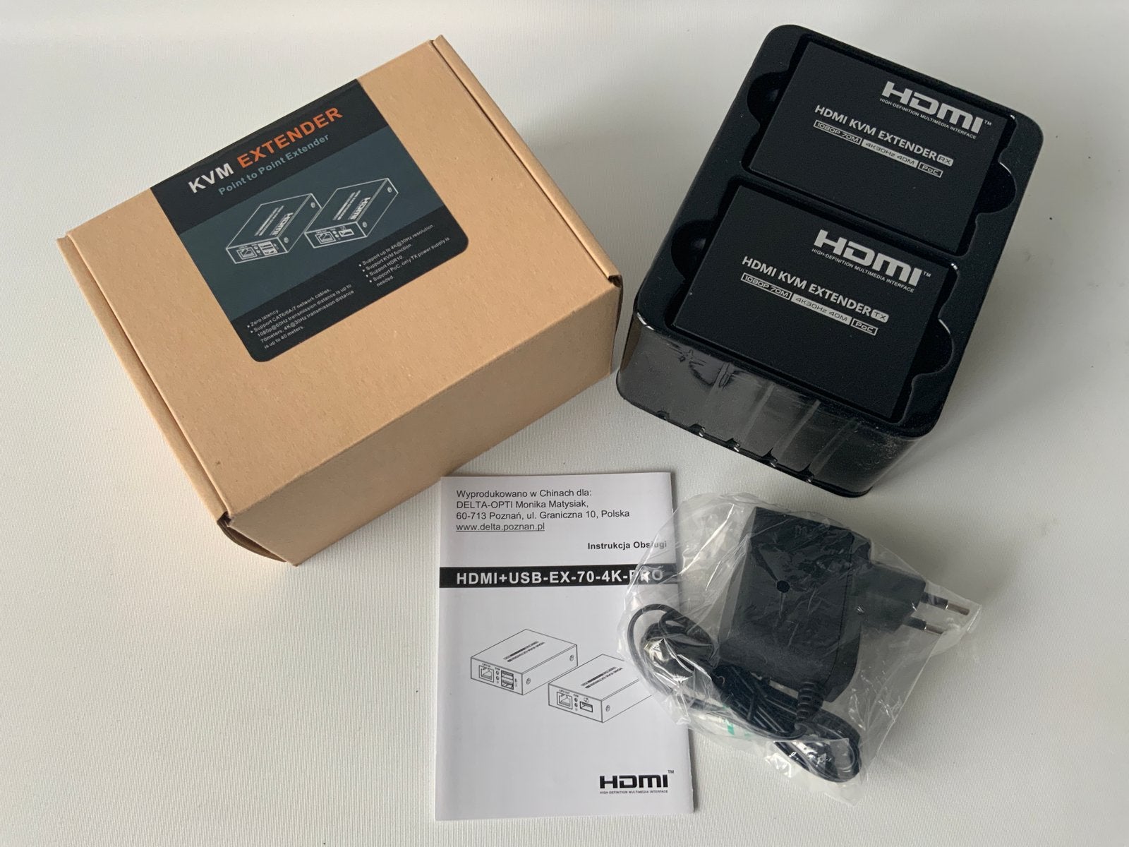 NOUVEAU prolongateur HDMI via câble Cat, Envoi, Neuf