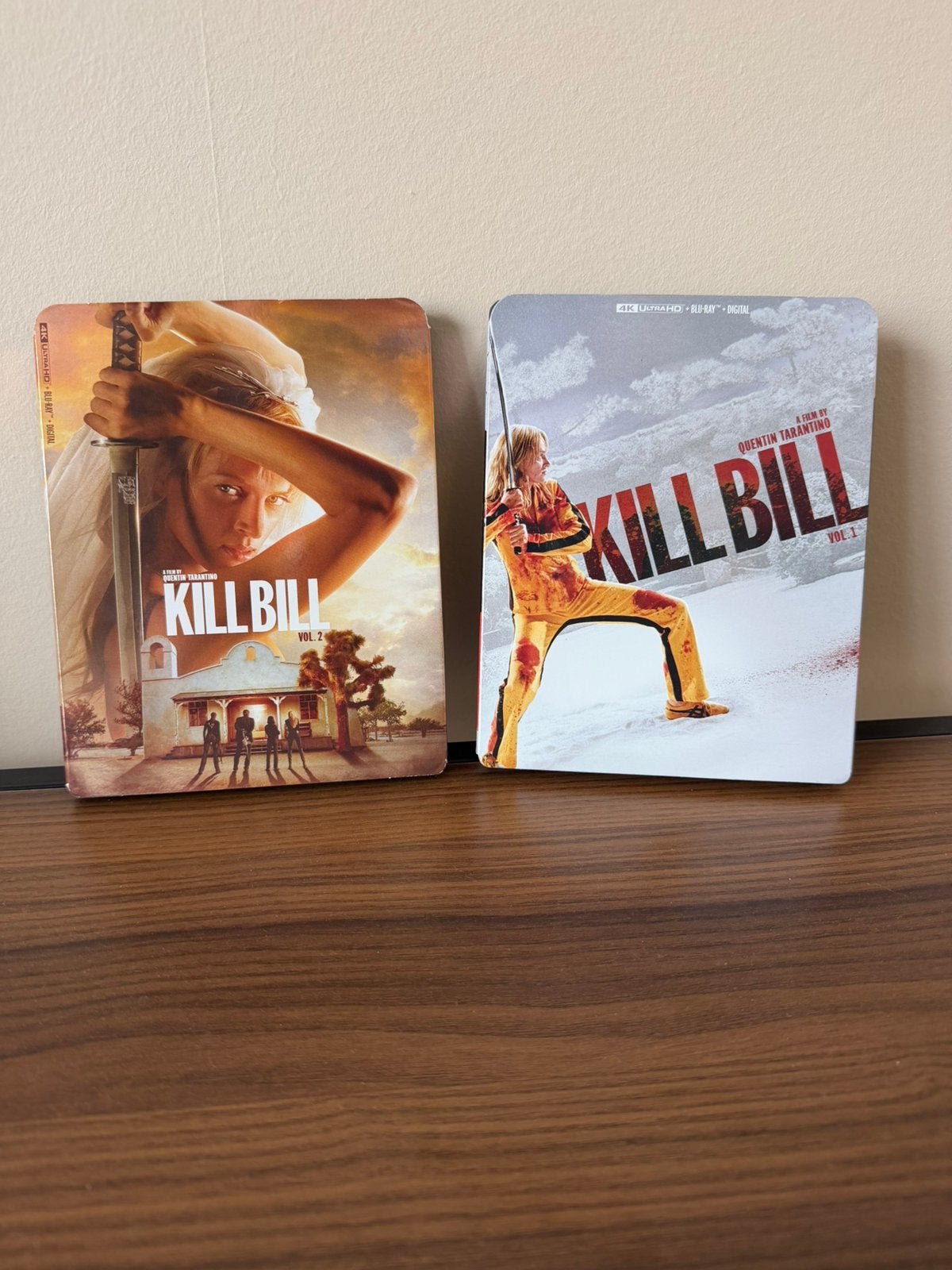 Kill Bill 4K UHD blu ray, Ophalen of Verzenden, Zo goed als nieuw