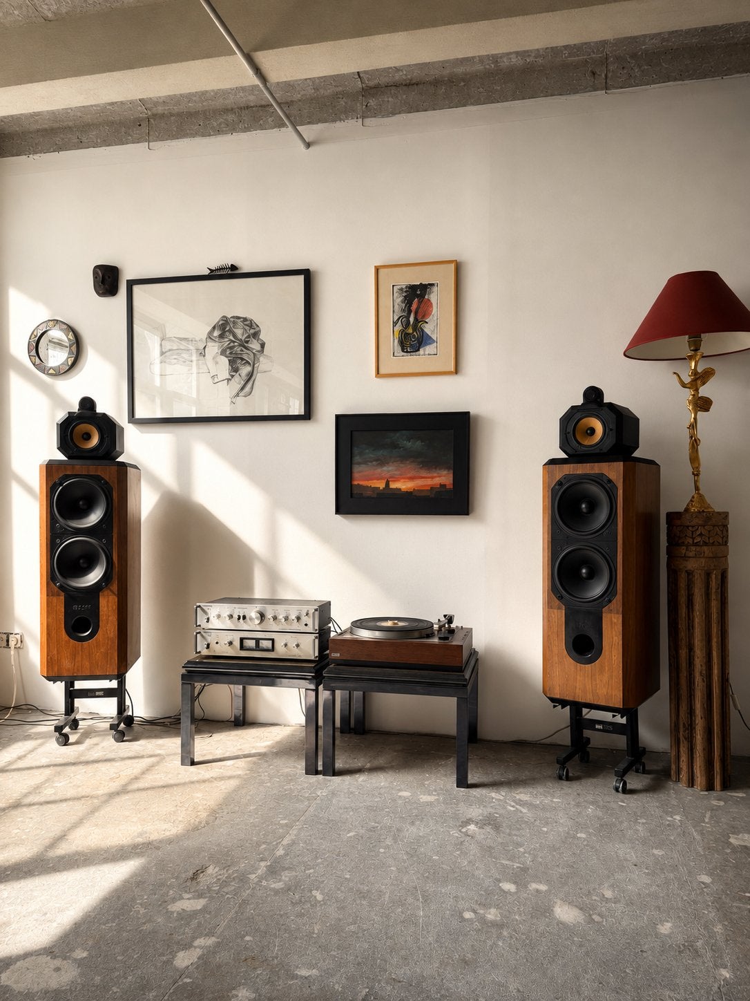 Ensemble Hifi - années 70/80 - B&W, Lenco, Toshiba, Enlèvement ou Envoi, Comme neuf, Bang & Olufsen
