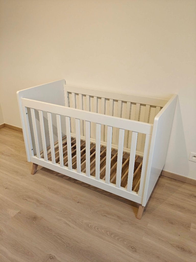Bopita Fenna 3-delige babykamer Wit/Naturel, Ophalen, Zo goed als nieuw, Jongetje of Meisje