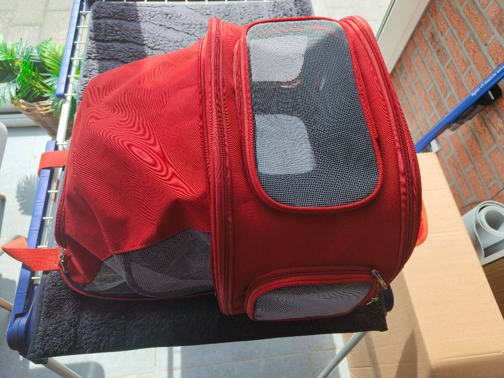 vervoer mand voor kleine hondjes, Dieren en Toebehoren, Ophalen of Verzenden, Zo goed als nieuw, Stof