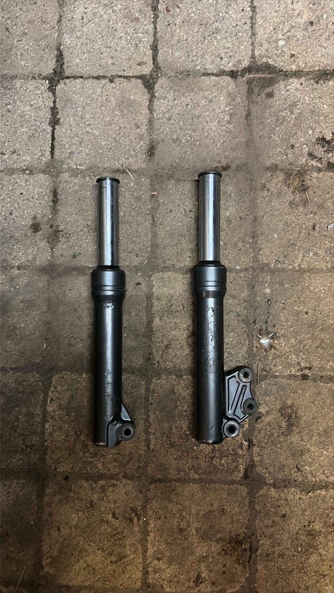 Mbk booster voorvork poten, Enlèvement, Comme neuf