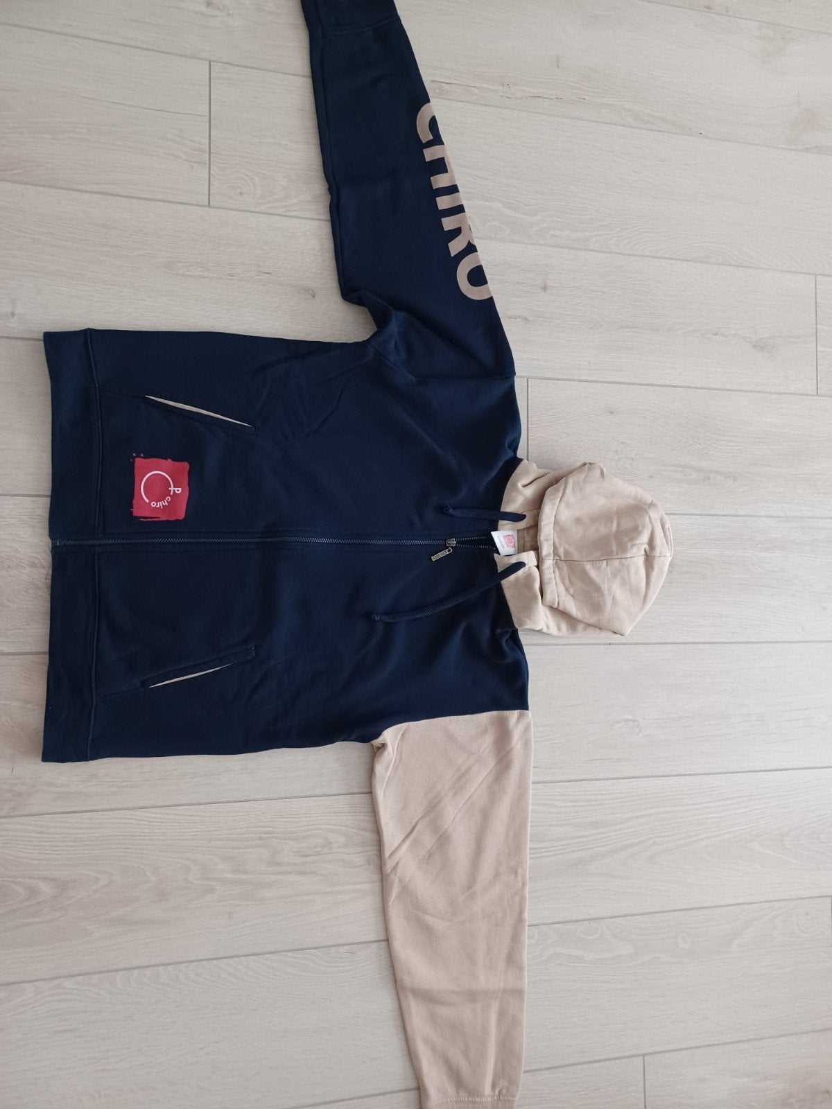 Trui met capuchon en rits Chiro, Kleding | Heren, Truien en Vesten, Blauw, Overige maten, Ophalen of Verzenden, Zo goed als nieuw