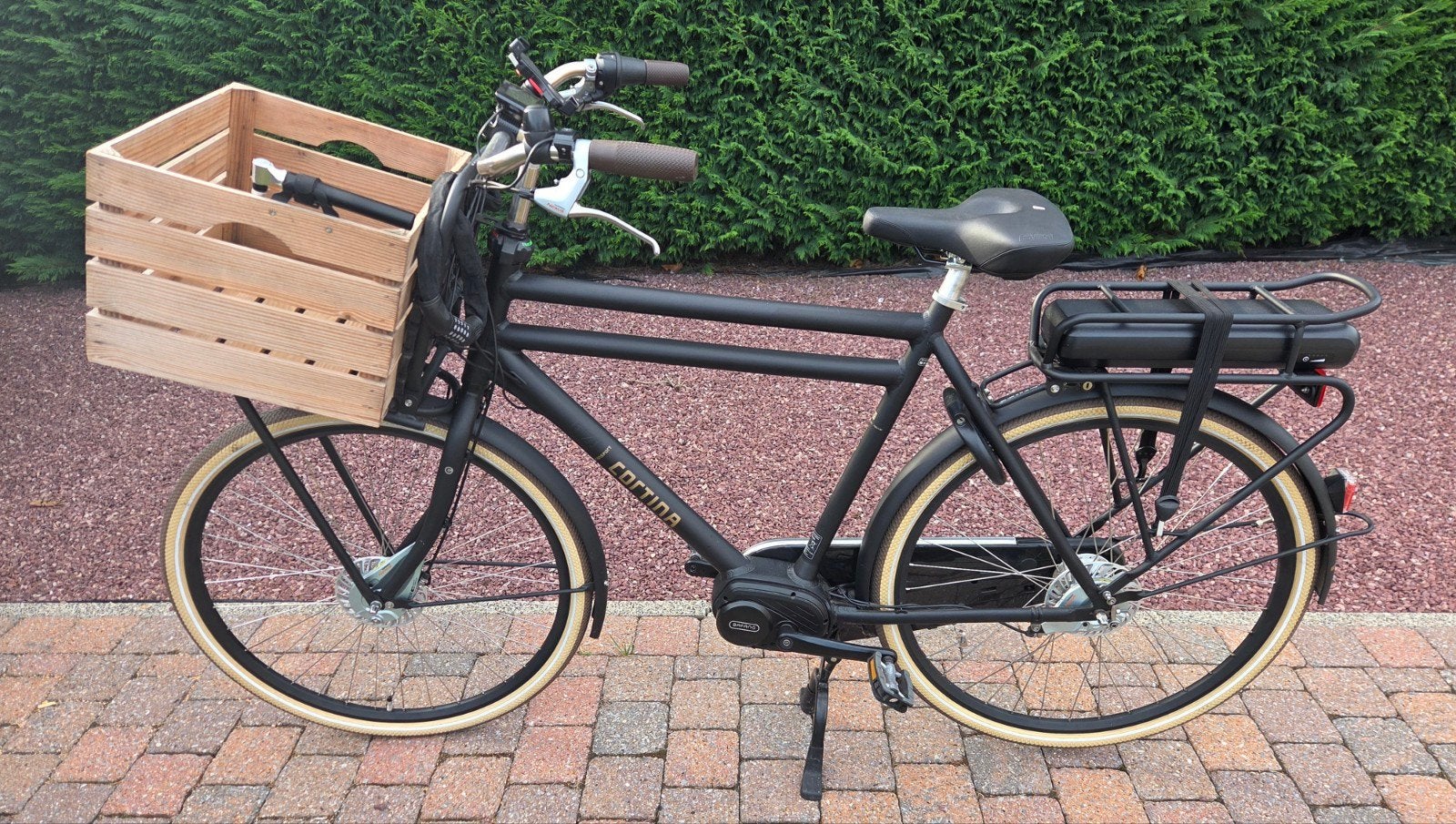 Cortina transportfiets met extra batterij., Ophalen, Cortina