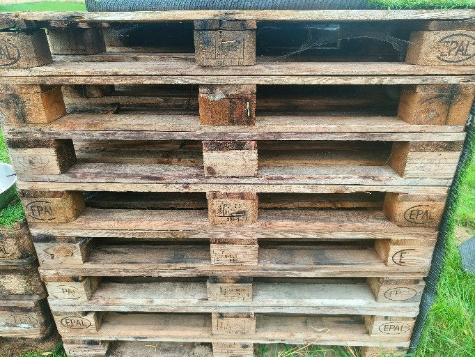 25 euro epal pallets, Enlèvement, Utilisé