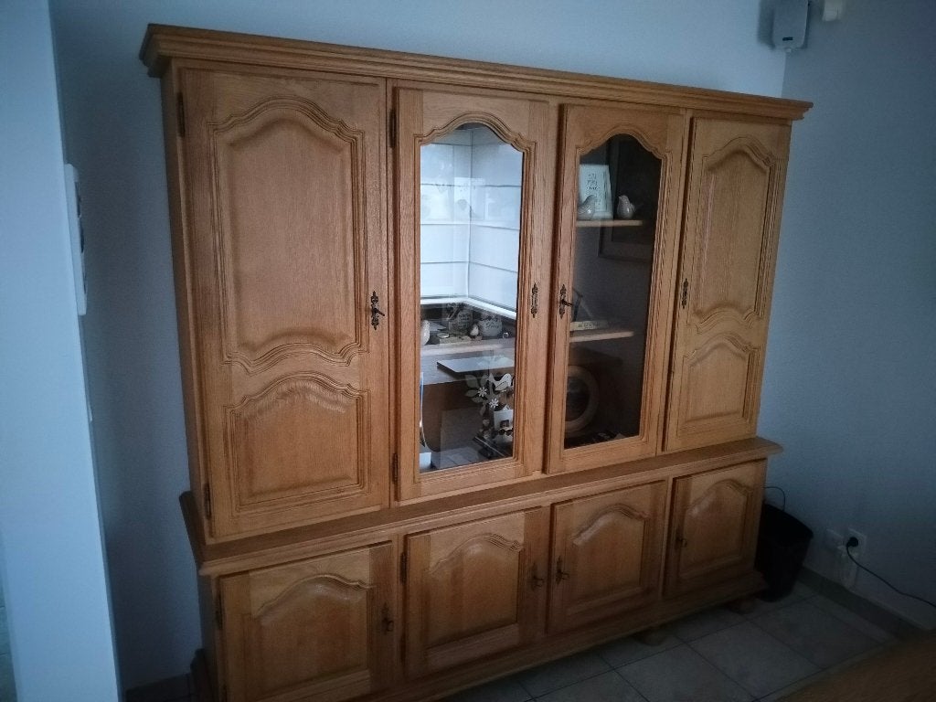(bureau) kast, Huis en Inrichting, Ophalen, Opbergruimte, Hout, Bruin