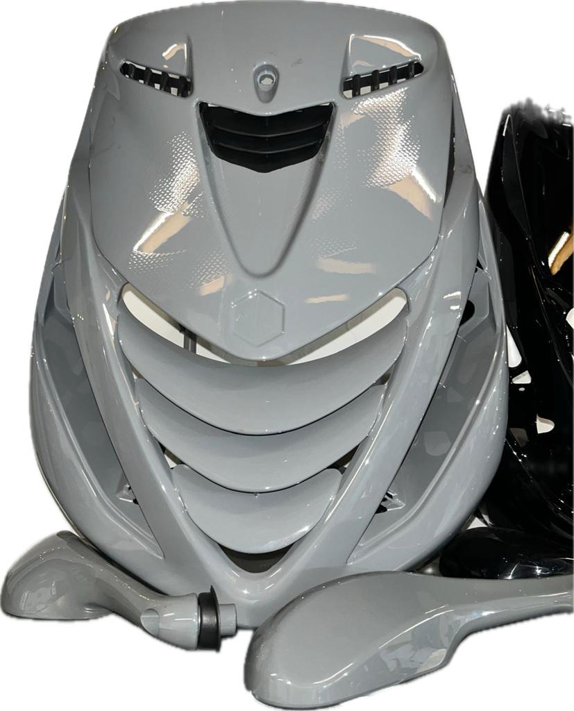 Piaggio Zip 2000 kappen set nardo grey, Fietsen en Brommers, Ophalen of Verzenden, Nieuw, Kap, Piaggio