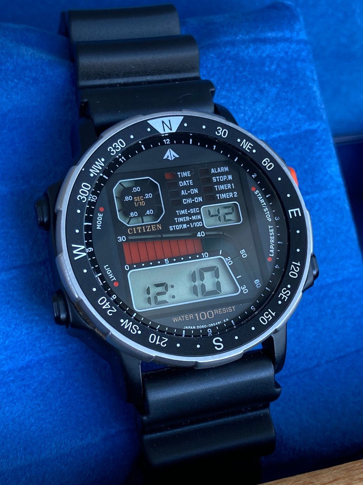 Citizen D060 LCD, Handtassen en Accessoires, Ophalen, Zo goed als nieuw, Citizen