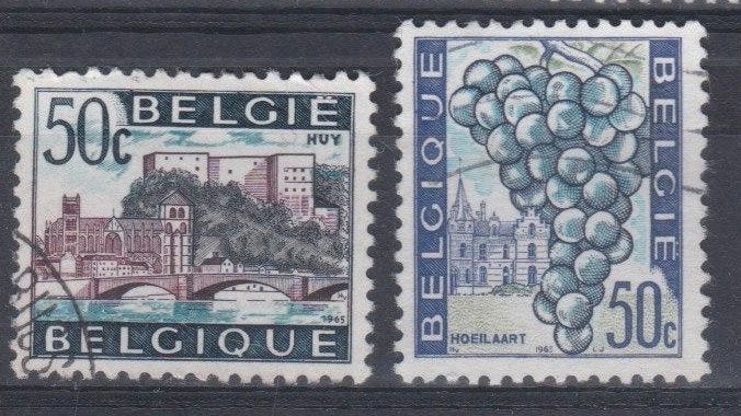 Belge 1965 - n 1352 - 1353, Envoi, Oblitéré