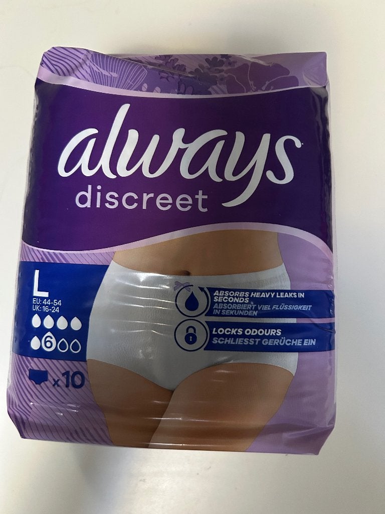 Always discreet 90 broekjes L Nieuw!, Ophalen, Nieuw
