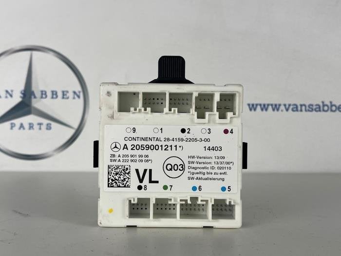 Module verrouillage central des portes d'un Mercedes C-Klass, -, 3 mois de garantie, Utilisé, -