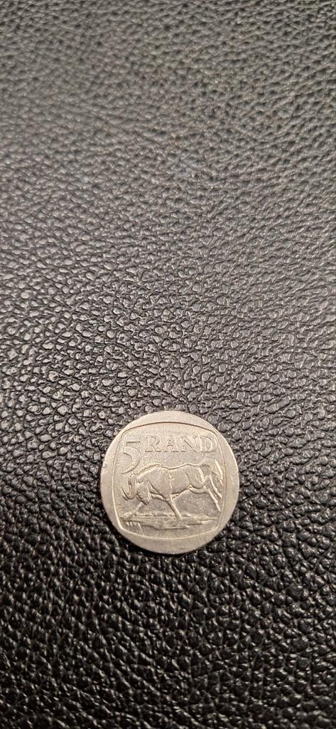 Zuid-Afrika 5 rand 1994, Timbres & Monnaies, Monnaies | Afrique, Enlèvement ou Envoi, Afrique du Sud