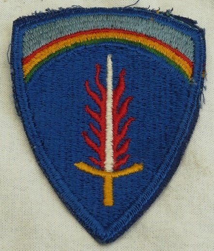 Embleem / Patch US Army Europe Command Headquarters, USAAF., Verzamelen, Ophalen of Verzenden, Landmacht, Embleem of Badge