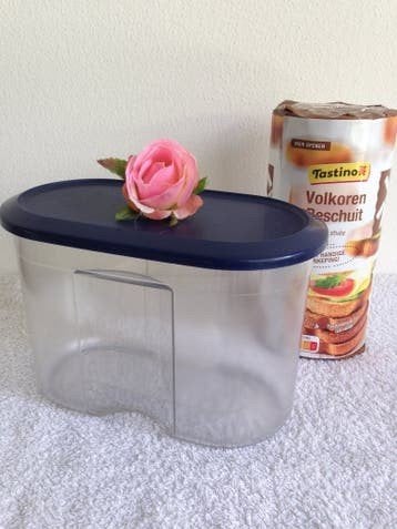 nieuwe beschuiten doos van tupperware, Ophalen of Verzenden, Nieuw