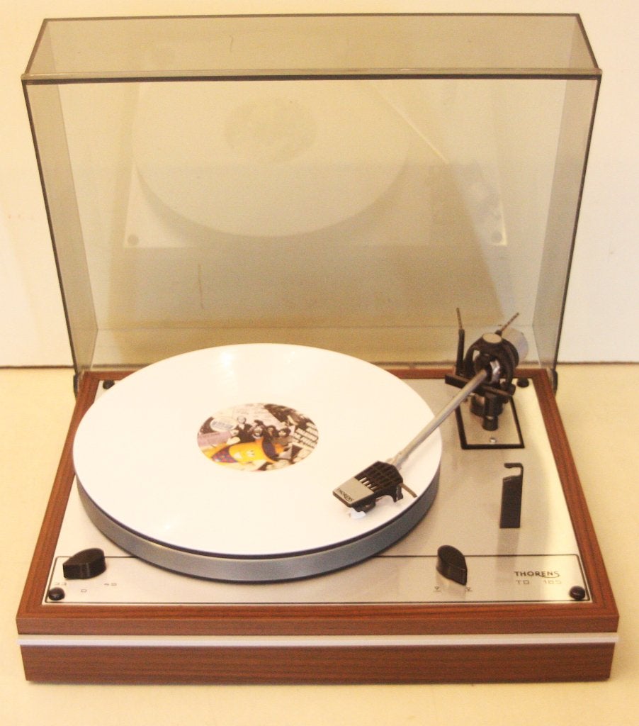 Thorens TD 165 Platenspeler, Ophalen of Verzenden, Zo goed als nieuw, Platenspeler, Thorens