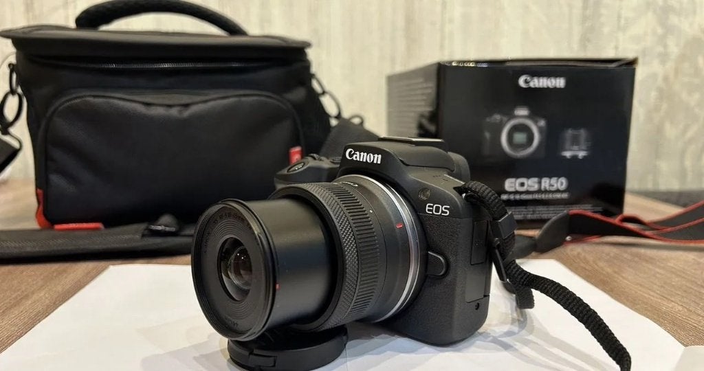 TROUSSE POUR CANON EOS R50, TV, Hi-fi & Vidéo, Enlèvement ou Envoi, Canon, Comme neuf, 24 mégapixels