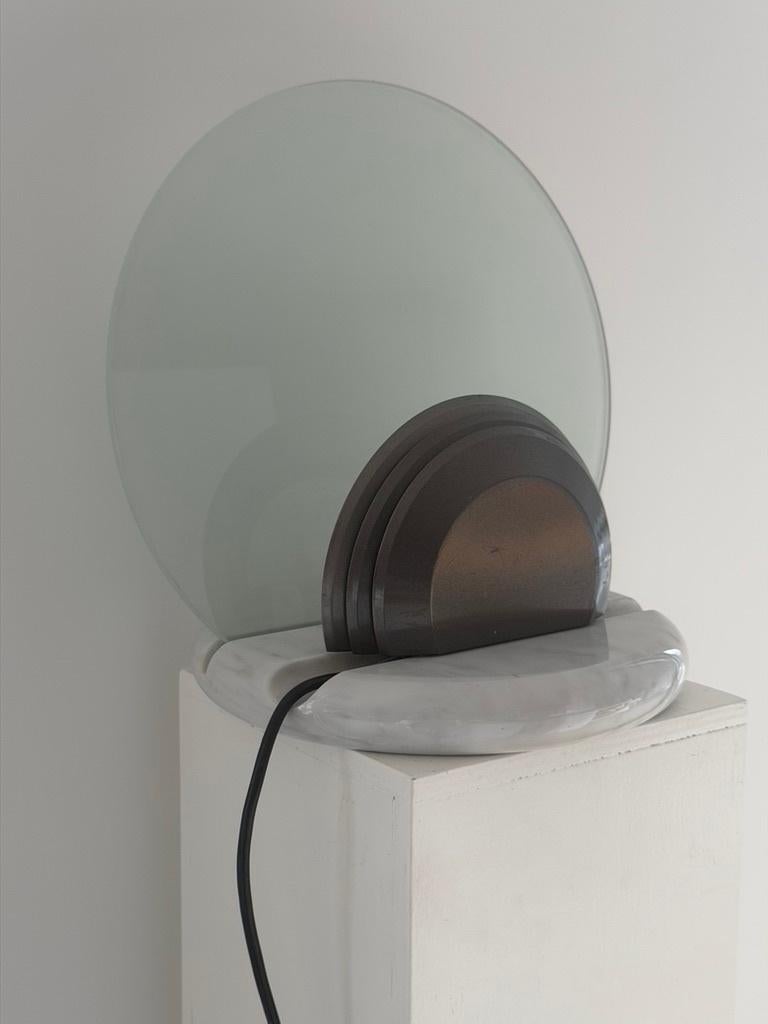 Bruno Gecchelin „Gong” lampen voor Skipper - jaren 80, Ophalen, Zo goed als nieuw, Glas, Minder dan 50 cm