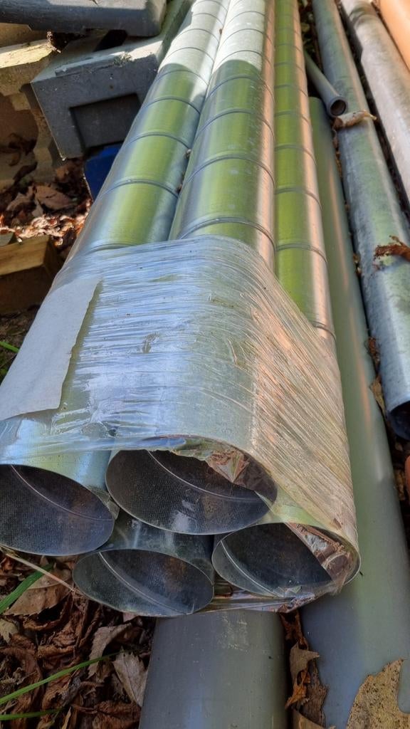 Spirobuizen galva diameter 100mm, Doe-het-zelf en Bouw, Buizen en Afvoer, Nieuw, Rechte buis, Overige materialen, 2 tot 4 meter