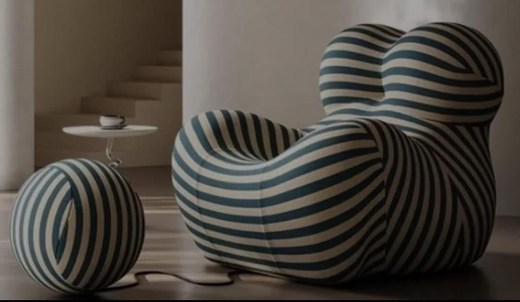 Fauteuil geïnspireerd op BIG MAMMA B&B, Huis en Inrichting, Fauteuils, Ophalen of Verzenden