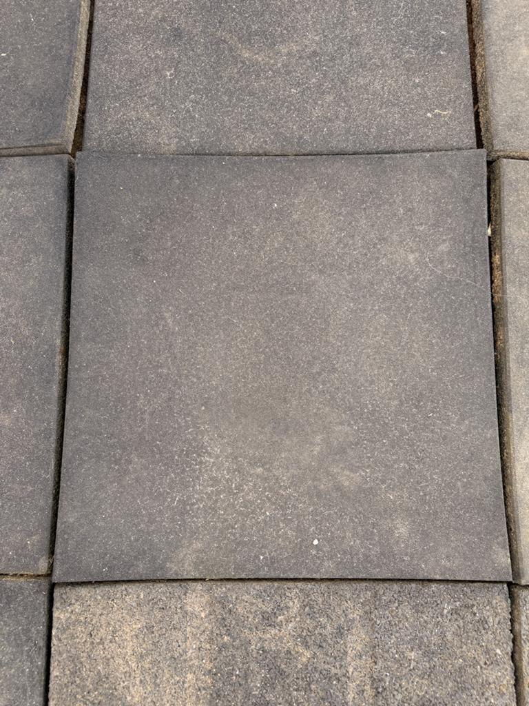 Rubberen tegels, Tuin en Terras, Tegels en Klinkers, Ophalen, Gebruikt, Overige typen, Rubber