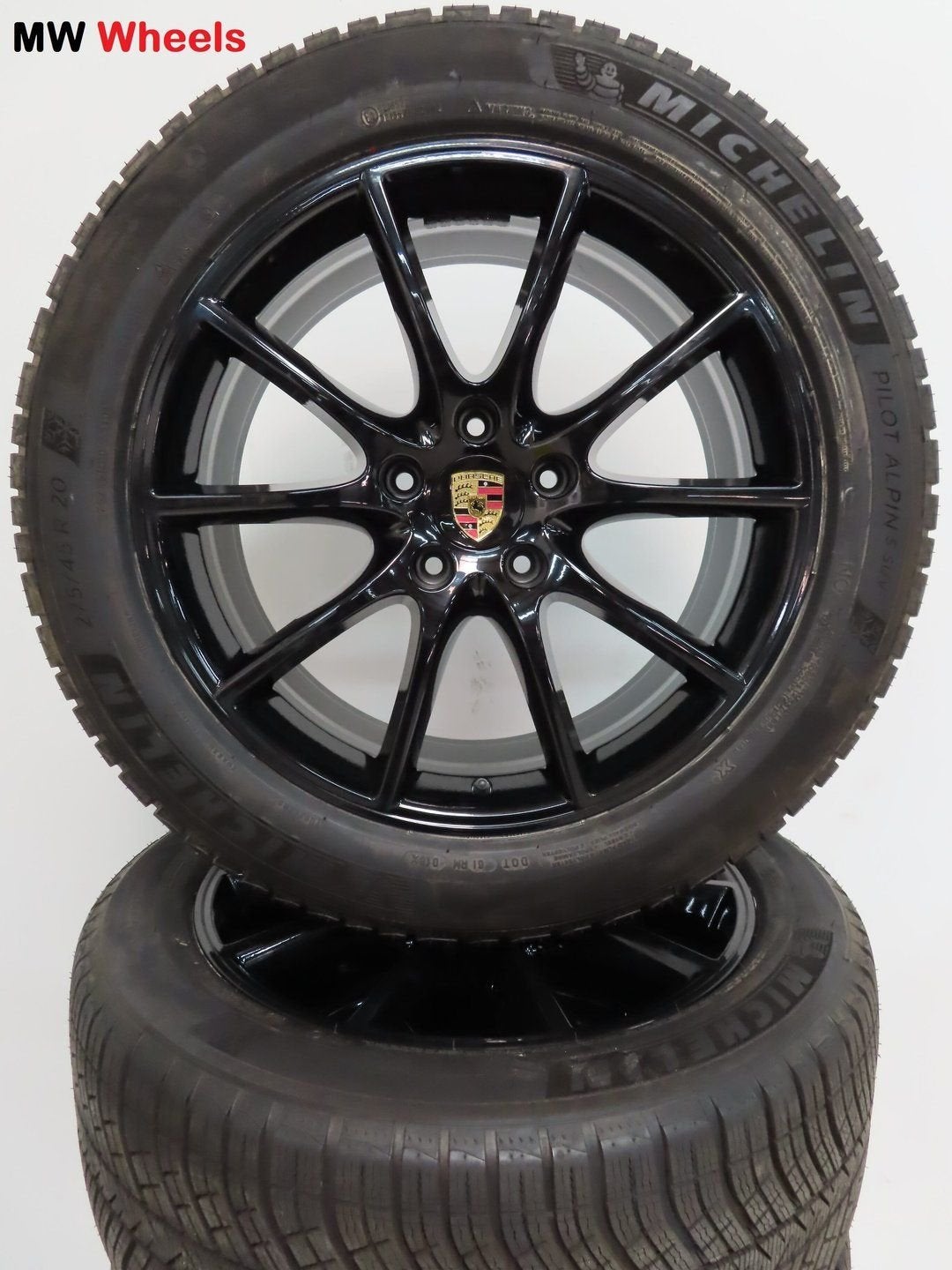 Originele Porsche Cayenne E3 9Y 20 inch velgen winterbanden, Pneus et Jantes, Pneus hiver, -, Utilisé