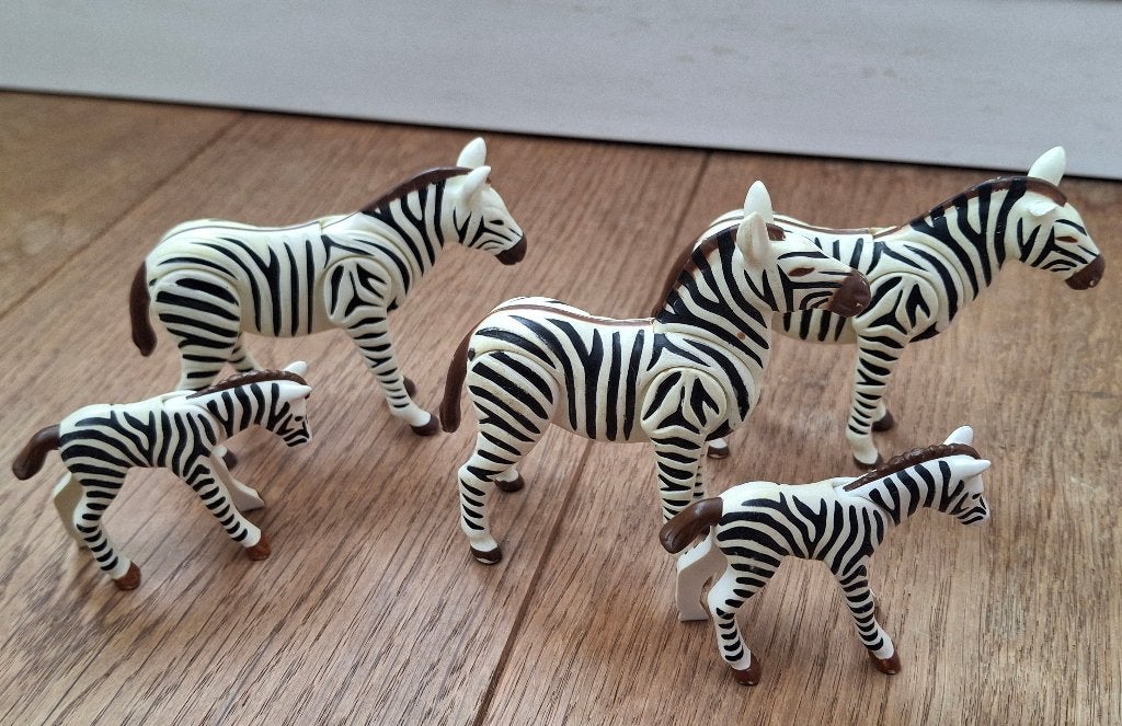 PLAYMOBIL le troupeau de zebre d'afrique, Enfants & Bébés, Wild life, Comme neuf, Figurines, Kit complet